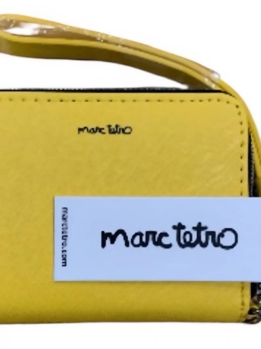 Marc Tetro Yellow Dachshund Wristlet Clutch - Picture 2 of 9